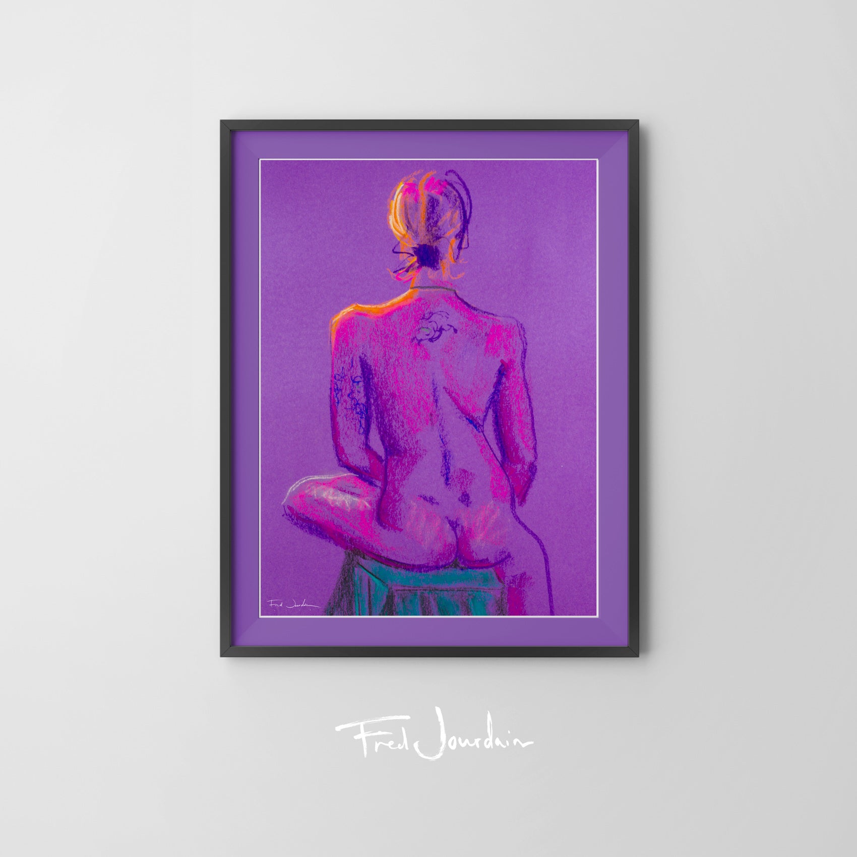 Purple Haze - Pastel - 18 "x 24"
