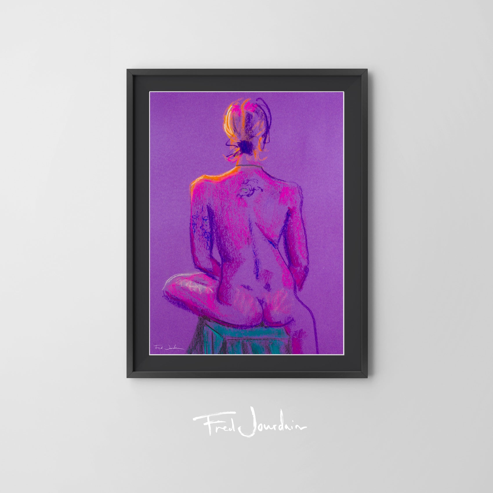 Purple Haze - Pastel - 18" x 24"
